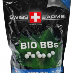Sachet de billes BIO 0,30g - 3350 BBs / Blanc - Swiss Arms