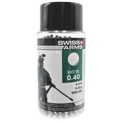 Pot de billes 0,40g - 1000 BBs / Blanc - Swiss Arms