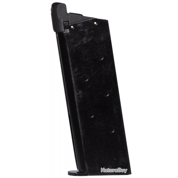 Chargeur gaz 23 BBs pour 1911 Predator Compact GBB - Noir - King Arms