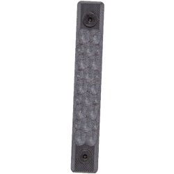 Cache-rail G10 en fibre de verre pour KeyMod - Type 1/Honeycomb - Gris - King Arms