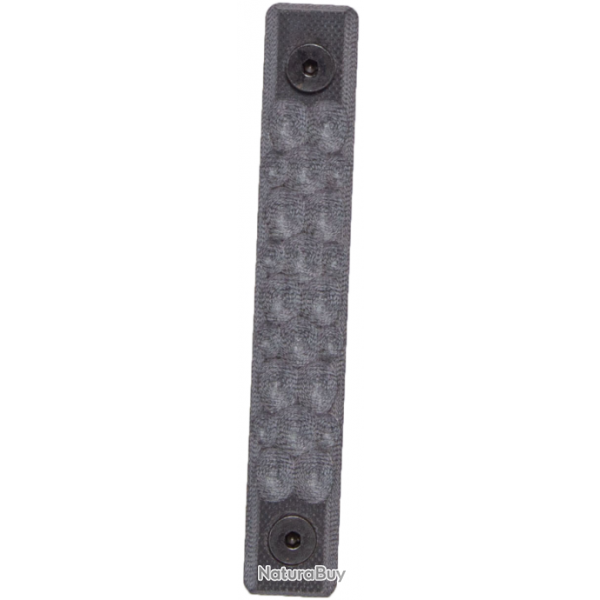 Cache-rail G10 en fibre de verre pour KeyMod - Type 1/Honeycomb - Gris - King Arms