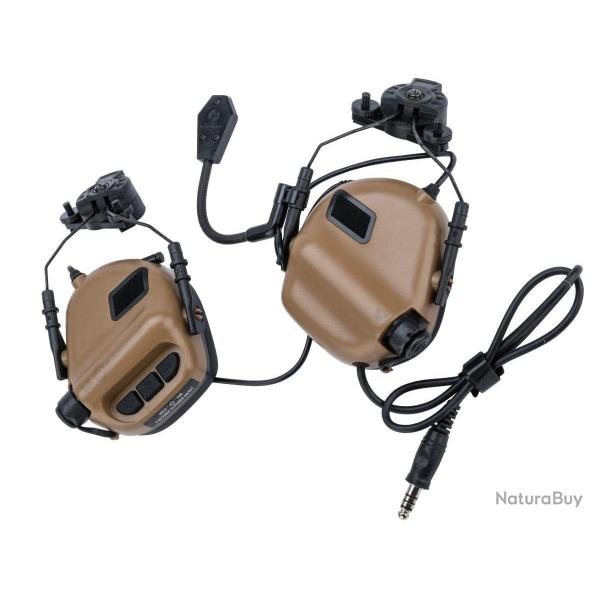 Casque M32H pour casque type Exfil - Coyote Brown - Earmor