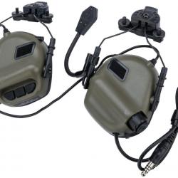 Casque M32H pour casque type Exfil - Foliage Green - Earmor