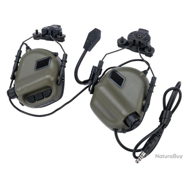 Casque M32H pour casque type Exfil - Foliage Green - Earmor