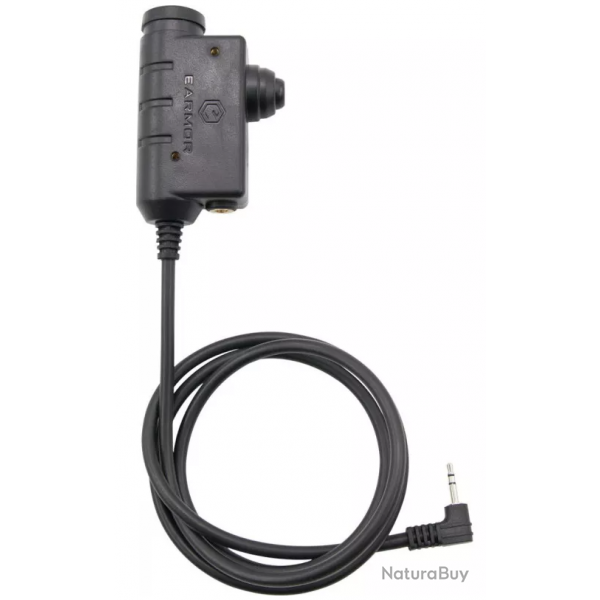 PTT M51 - Motorola 1 Pin / Noir - Earmor