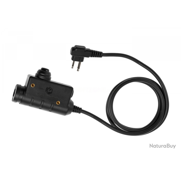 PTT M51 - Motorola 2 Pin / Noir - Earmor