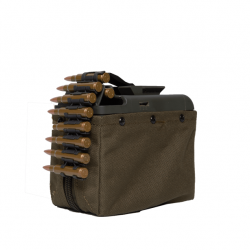 Ammobox 1100 BBs pour LMG AEG - Olive Drab - Ares