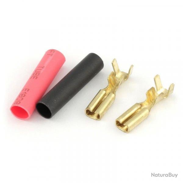 Paire de cosses moteur 2.8x0.5cm - Femelle - Gate