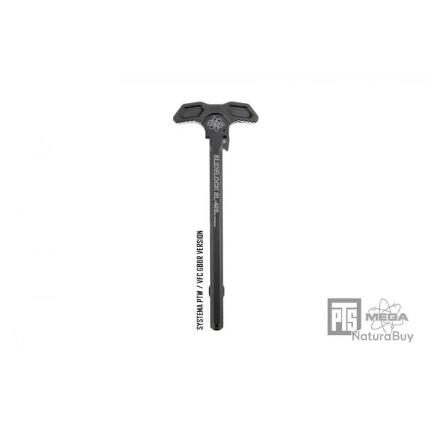 Mega Arms Charging Handle Slidelock SL-400 pour PTW/GBBR - Noir - PTS