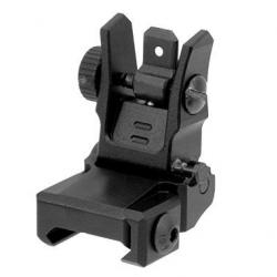 Mire arrière Flip-up Low Profile AR15 MNT-757 - Noir - UTG