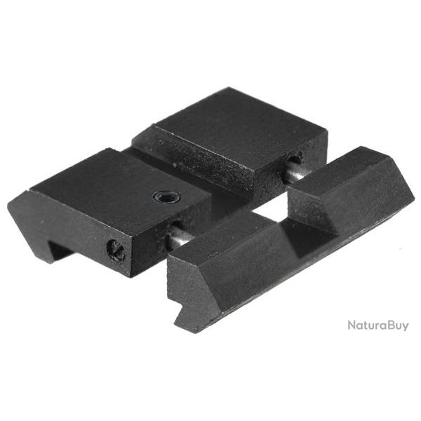 Rail Dovetail-vers-Picatinny clipsable - Noir - UTG