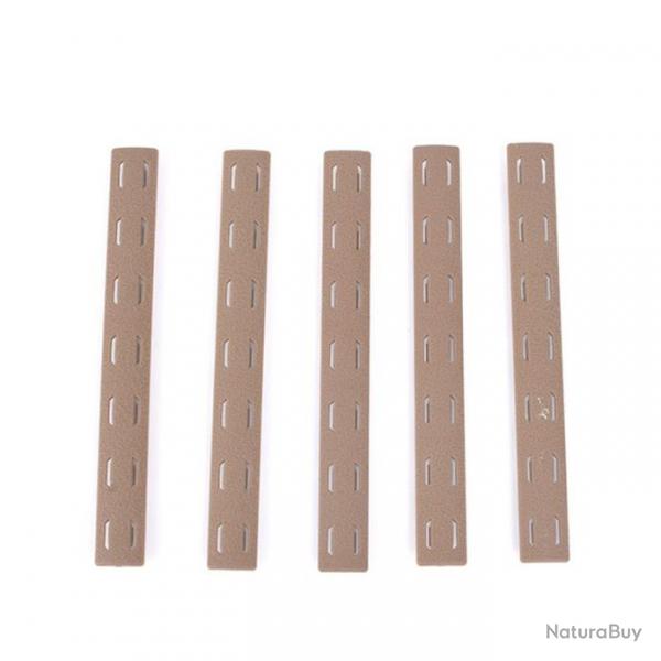 Set de 5 couvre-rails type BCM pour M-LOK - Gomme / Dark Earth - MP