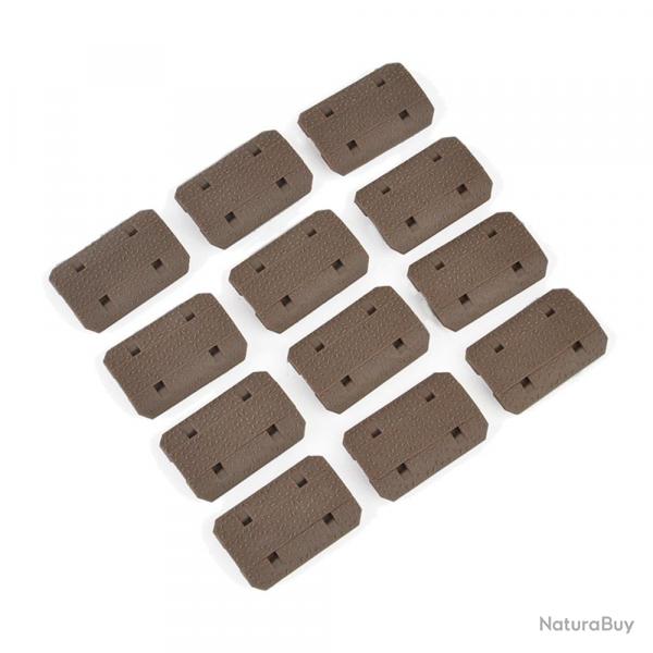 Set de caches-rail type 2 pour M-LOK - Polymère / Dark Earth -  MP