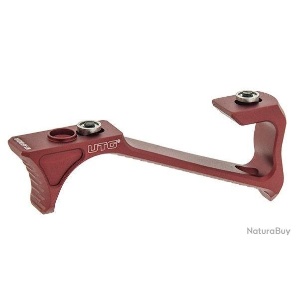 Poigne tactique incline Ultra Slim - Keymod / Rouge - UTG