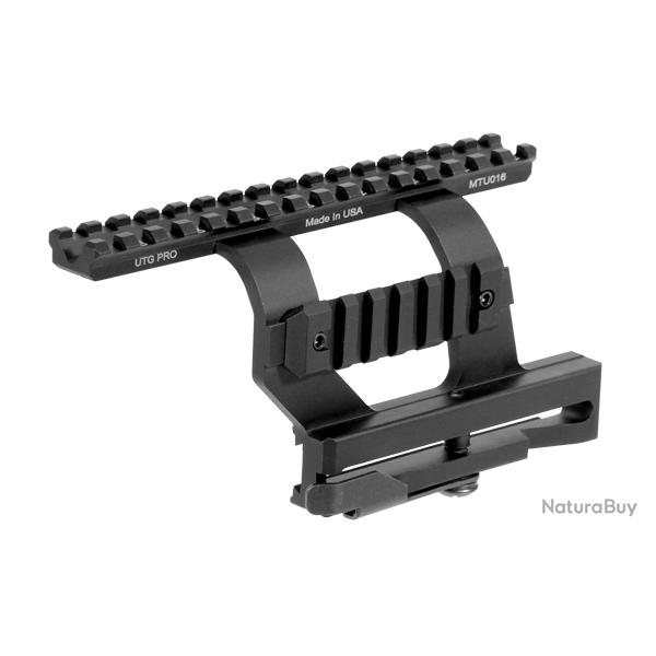 Side mount Picatinny QD pour AK - Aluminium / Noir - UTG