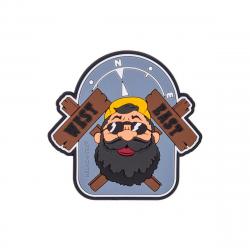 Patch Beardman OUTBACK - PVC / Gris - Helikon