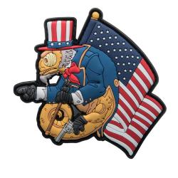 Patch Chameleon Uncle Cham Operator - Vert / Blue - Helikon