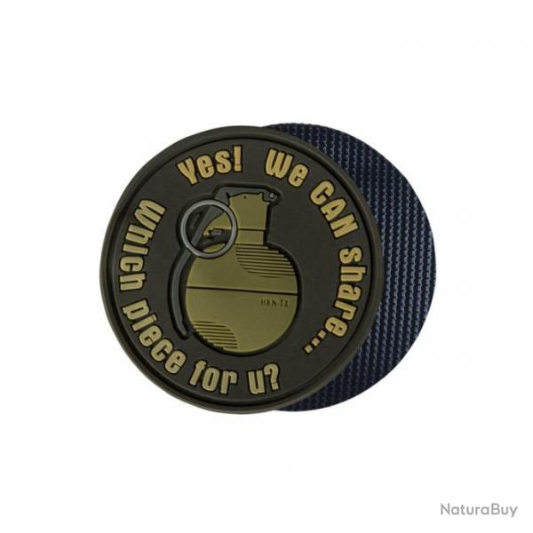 Patch WE CAN SHARE Grenade - PVC / Marron - Helikon