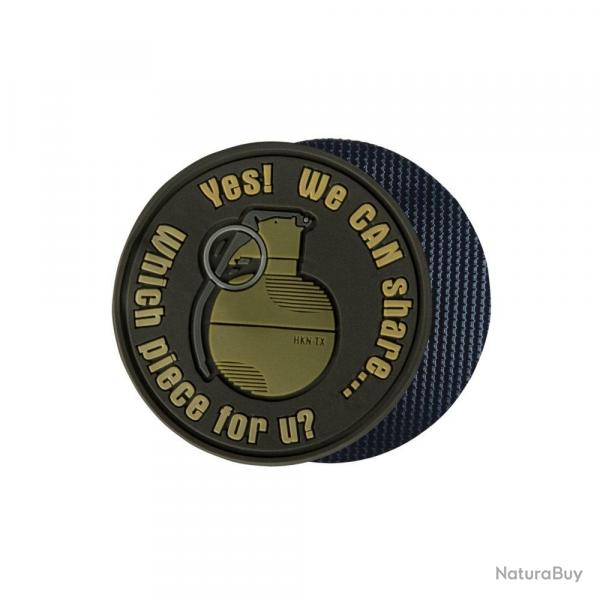 Patch WE CAN SHARE Grenade - PVC / Marron - Helikon
