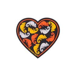 Patch Heart - PVC / Noir - Helikon