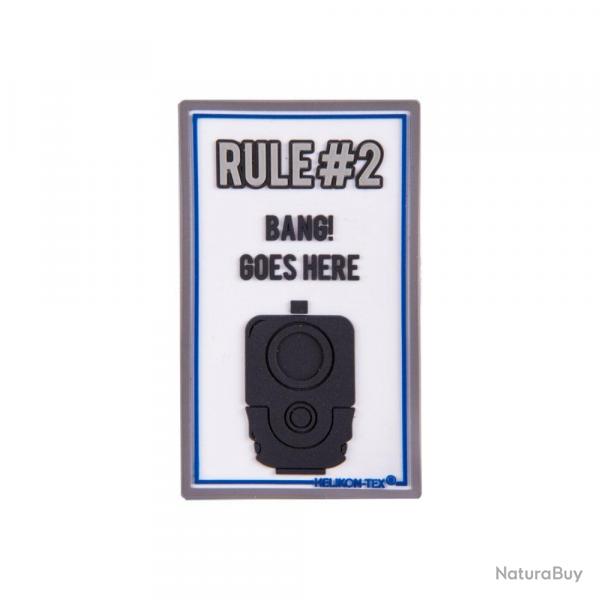 Patch Rule#2 - PVC / Blanc - Helikon
