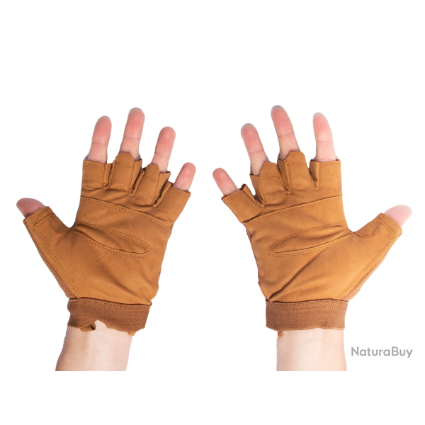 Gants 1/2 Duty Mechanic - Taille M / Coyote Brown - Pentagon