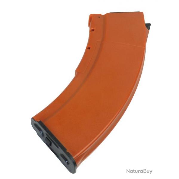 Chargeur Mid-cap 130 BBs type AK-74 pour AK AEG - Orange - LCT