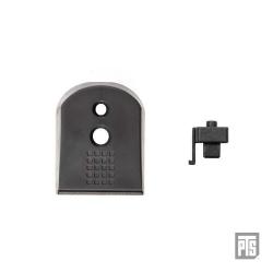 Set de 3 talons de chargeur Shockplate pour Hi-Capa Marui GBB - Noir - PTS