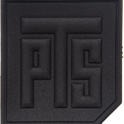 Patch en PVC PTS 1.5" - Noir - PTS