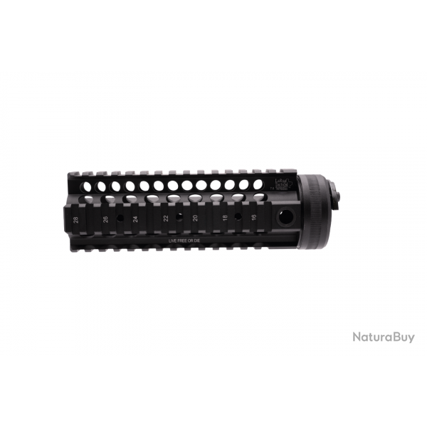 Garde-main 7" type LaRue pour M4 AEG pour M4 AEG - Aluminium / Noir - SHS