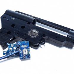 Gearbox V2 avec Mosfet Leviathan V2 et d&eacute;tente Speed - Cabl&acirc;ge arri&egrave;re / Noir - JeffTron