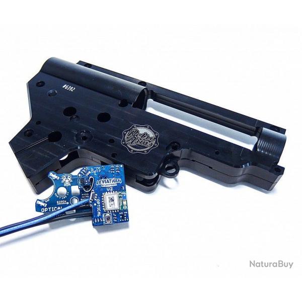 Gearbox V2 avec Mosfet Leviathan V2 et dtente Speed - Cablge arrire / Noir - JeffTron
