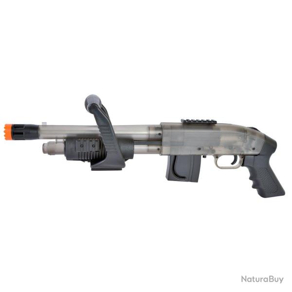 Fusil à pompe Mossberg Chainsaw Spring - Noir - Cybergun