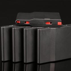 Boite de 5 chargeurs polymère 25 BBs pour SRS spring - Noir - Silverback