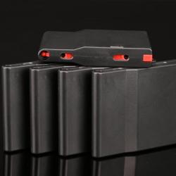 Boite de 5 chargeurs polymère 25 BBs pour SRS spring - Noir - Silverback