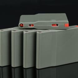 Boite de 5 chargeurs polymère 25 BBs pour SRS spring - Vert - Silverback