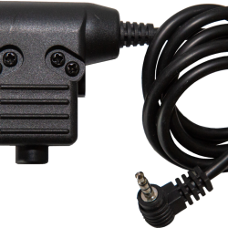 PTT type U94 - Connectique Yaesu / Noir - WADSN