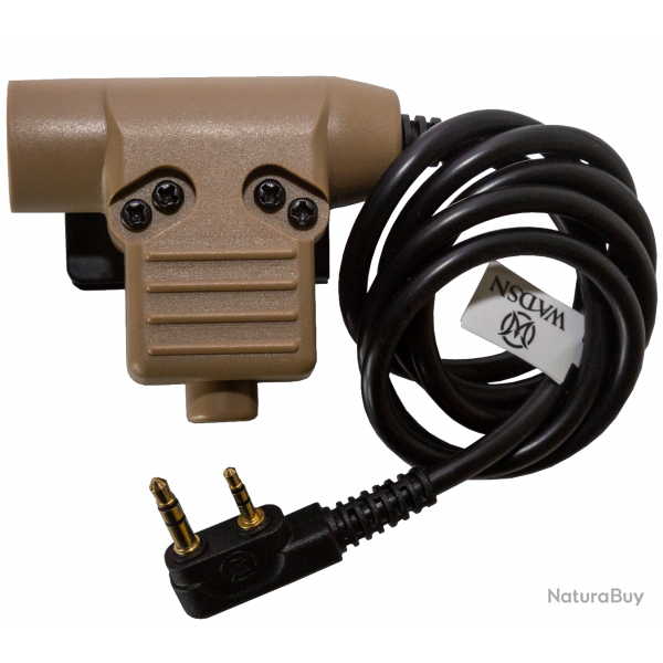 PTT type U94 - Connectique Kenwood / Dark Earth - WADSN