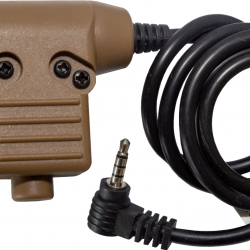 PTT type U94 - Connectique Yaesu / Dark Earth - WADSN