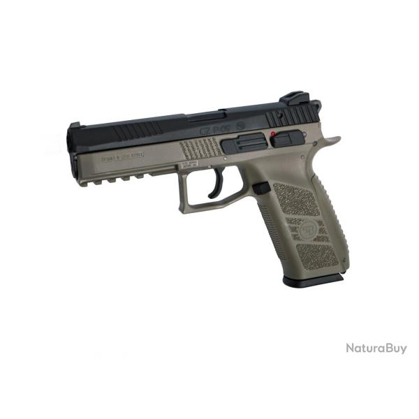CZ P-09 GBB - Noir & Tan - ASG/KJ Works