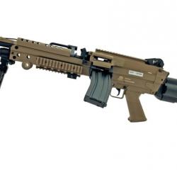 FN Herstal M249 Para AEG avec ETU - Fibre de Nylon / Tan - Cybergun
