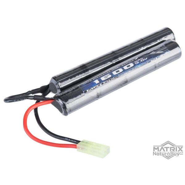 Batterie Ni-MH 9,6v 1600mAh type Nunchuck - Mini Tamiya - Matrix
