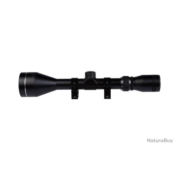 Lunette 3-9x50 avec anneaux de montage - Noir - Swiss Arms