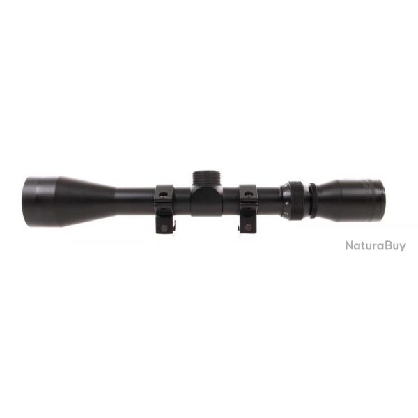 Lunette 3-9x40 avec anneaux de montage - Noir - Swiss Arms