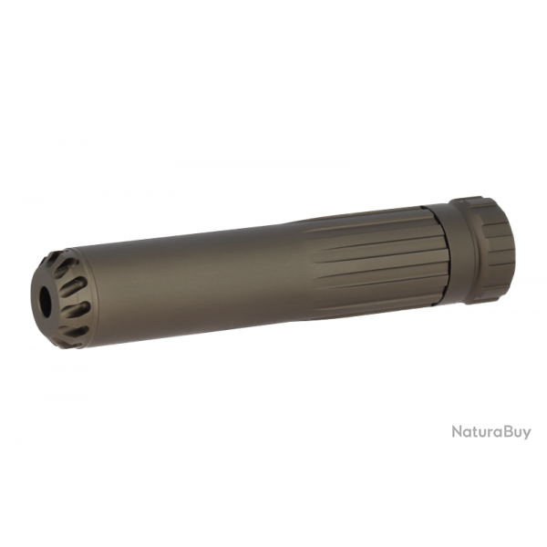 Silencieux DDW pour filetage 14mm CCW - Aluminium / Dark Earth - AAC