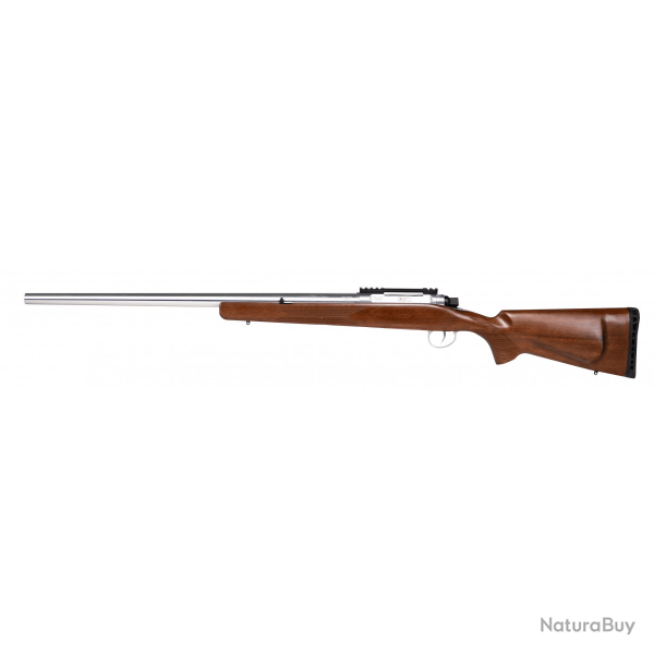 Barrett Fieldcraft  Sniper Gaz avec Queue de dtente Zero Trigger - 450 FPS - Mtal / Silver / Bois 