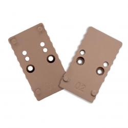 Kit de plaques de montage de viseur point rouge pour TP9 GBB - Dark Earth - Armorer Works