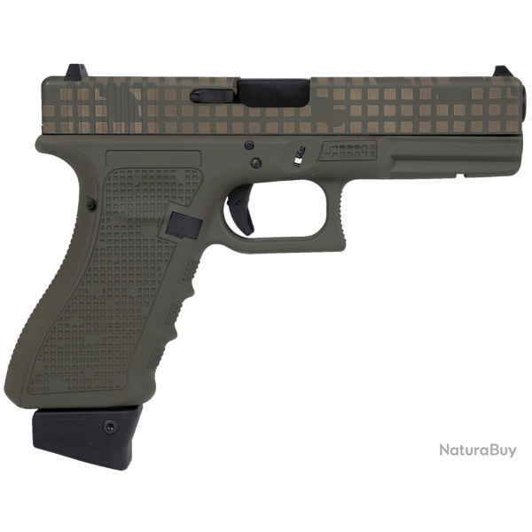dition Limite Glock 17 Gen.4 GBB CO2 - Night Desert - Evike Custom X Cybergun/VFC