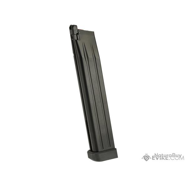Chargeur long gaz 50BBs pour Hi-Capa GBB - Noir - Armorer Works