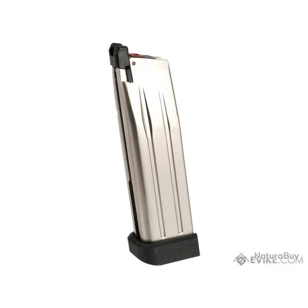 Chargeur gaz 30BBs pour Hi-Capa GBB - Silver - Armorer Works